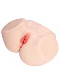 Мастурбатор-полуторс с двойным слоем материала Jenny Onahole Real Vagina - KOKOS - в Сыктывкаре купить с доставкой
