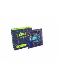 Светящиеся в темноте презервативы Expert Neon - 3 шт. - Expert - купить с доставкой в Сыктывкаре