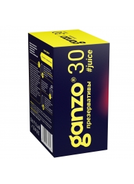 Ароматизированные презервативы Ganzo Juice - 30 шт. - Ganzo - купить с доставкой в Сыктывкаре
