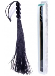 Черная силиконовая плеть - 37 см. - Boys of Toys - купить с доставкой в Сыктывкаре