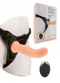 Женский вибрострапон со съемной насадкой и пультом ДУ - Erokay - купить с доставкой в Сыктывкаре