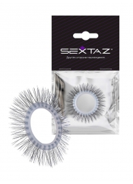 Круглое эрекционное кольцо с «ресничками» - Sextaz - в Сыктывкаре купить с доставкой