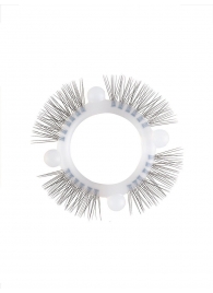 Эластичное кольцо с «ресничками» и 4 шариками - Sextaz - в Сыктывкаре купить с доставкой