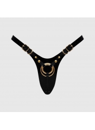 Черный пояс для фиксации насадок Strap-On-Me Leatherette Harness Fabulous - Strap-on-me - купить с доставкой в Сыктывкаре