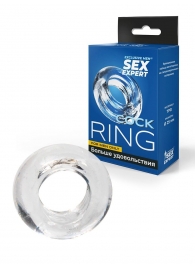 Прозрачное эрекционное кольцо-бублик - Sex Expert - в Сыктывкаре купить с доставкой
