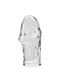 Прозрачная насадка на пенис Booker - 8 см. - Baile - в Сыктывкаре купить с доставкой