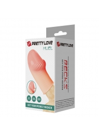 Телесная насадка на пенис Huel - 9 см. - Baile - в Сыктывкаре купить с доставкой