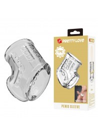 Прозрачная насадка на пенис и мошонку - Baile - в Сыктывкаре купить с доставкой