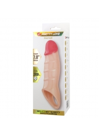 Телесная удлиняющая насадка на пенис Darnel - Baile - в Сыктывкаре купить с доставкой