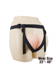 Черные трусики харнесс с платформой Caludio I - Baile - купить с доставкой в Сыктывкаре