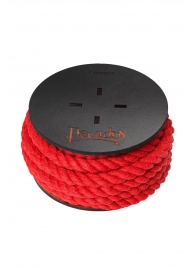 Красная веревка для шибари на катушке - 5 м. - Pecado - купить с доставкой в Сыктывкаре