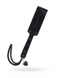 Черный кожаный пэддл - 32 см. - Pecado - купить с доставкой в Сыктывкаре