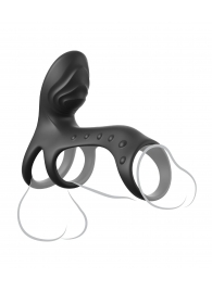 Черная насадка на пенис Ultimate Couples Cage Pro - Pipedream - в Сыктывкаре купить с доставкой