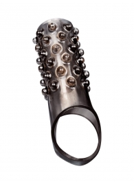 Дымчатая насадка на пенис с выпуклостями - 12 см. - Sex Expert - в Сыктывкаре купить с доставкой