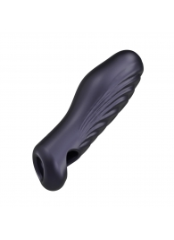 Сливовая силиконовая насадка на пенис с подхватом Manwan Ryzer - Manwan - в Сыктывкаре купить с доставкой