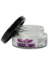 Массажная свеча «Сирень» - 50 мл. - SGAN - купить с доставкой в Сыктывкаре