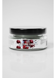 Массажная свеча «Спелая вишня» - 50 мл. - SGAN - купить с доставкой в Сыктывкаре