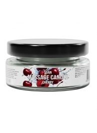 Массажная свеча «Спелая вишня» - 50 мл. - SGAN - купить с доставкой в Сыктывкаре