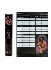 Плакат для двоих со скретч-слоем «БДСМ» - Сима-Ленд - купить с доставкой в Сыктывкаре