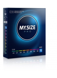Презервативы MY.SIZE размер 72 - 3 шт. - My.Size - купить с доставкой в Сыктывкаре
