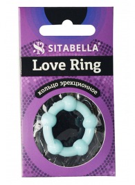 Цветное эрекционное кольцо Love Ring с бусинами - Sitabella - в Сыктывкаре купить с доставкой