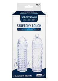 Набор из 2 прозрачных насадок на член Seductive Tickler Sleeves Set - NMC - в Сыктывкаре купить с доставкой