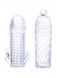 Набор из 2 прозрачных насадок на член Seductive Tickler Sleeves Set - NMC - в Сыктывкаре купить с доставкой