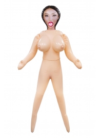 Телесная надувная секс-кукла с пышным бюстом - NMC - в Сыктывкаре купить с доставкой