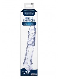 Прозрачная насадка-удлинитель Length Enhancer с подхватом - 22,3 см. - NMC - в Сыктывкаре купить с доставкой