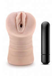 Телесный мастурбатор-вагина Ayumi с вибрацией - Blush Novelties - в Сыктывкаре купить с доставкой