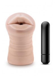 Телесный мастурбатор-ротик Nicole Vibrating Masturbator - Blush Novelties - в Сыктывкаре купить с доставкой