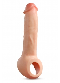 Телесная насадка-удлинитель Thrive 8.75 Inch Realistic Penis Extender Sleeve - 22,2 см. - Blush Novelties - в Сыктывкаре купить с доставкой