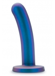 Синяя насадка с гладкой поверхностью Surrender 5.75 Inch Intermediate Pegging Dildo - 14,6 см. - Blush Novelties - купить с доставкой в Сыктывкаре