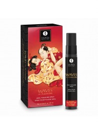 Оральный спрей Waves of Pleasure с ароматом клубники и шампанского - 20 мл. - Shunga - купить с доставкой в Сыктывкаре