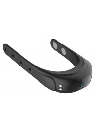 Черное эрекционное виброкольцо на ремешках - Boys of Toys - в Сыктывкаре купить с доставкой