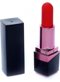 Черный мини-вибратор в форме помады - Boys of Toys