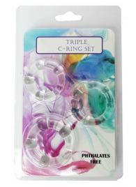 Набор из 3 эрекционных прозрачных колец - Boys of Toys - в Сыктывкаре купить с доставкой