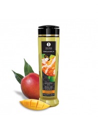 Массажное масло для тела Luscious Mango с ароматом манго - 240 мл. - Shunga - купить с доставкой в Сыктывкаре