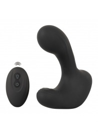Черная анальная вибропробка с функцией расширения RC Butt Plug with 3 functions - Orion - в Сыктывкаре купить с доставкой