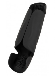 Черный вибромастурбатор с трехточечной стимуляцией Penis Trainer with 3 Point Stimulation - Orion - в Сыктывкаре купить с доставкой