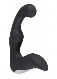 Черный перезаряжаемый стимулятор простаты с вибрацией - 14,6 см. - Orion - в Сыктывкаре купить с доставкой