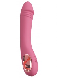 Розовый тонкий вибратор для точки G Slim G-Spot Rose - 21,4 см. - Orion