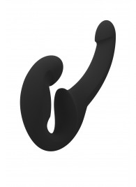 Черный безремневой страпон Share Lite - Fun Factory - купить с доставкой в Сыктывкаре