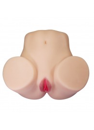 Телесный мастурбатор Julia с 2 любовными каналами - Baile - в Сыктывкаре купить с доставкой