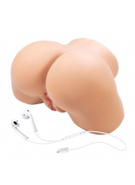 Телесный мастурбатор Olivia с 2 любовными отверстиями - Baile - в Сыктывкаре купить с доставкой