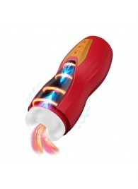 Интерактивный мастурбатор Solara с нагревом, вибрацией и поступательными движениями - Shots Media BV - в Сыктывкаре купить с доставкой