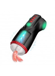 Интерактивный мастурбатор Raven с вакуумом, вибрацией и подсветкой - Shots Media BV - в Сыктывкаре купить с доставкой