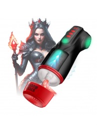 Интерактивный мастурбатор Raven с вакуумом, вибрацией и подсветкой - Shots Media BV - в Сыктывкаре купить с доставкой