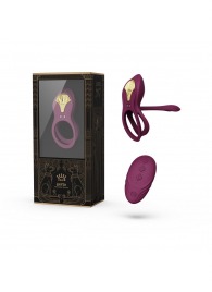 Фиолетовое эрекционное виброкольцо Bayek с пультом ДУ - Zalo - в Сыктывкаре купить с доставкой