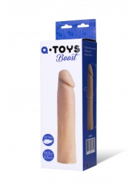 Реалистичная насадка с ярко выраженной головкой - 16,5 см. - A-toys - в Сыктывкаре купить с доставкой